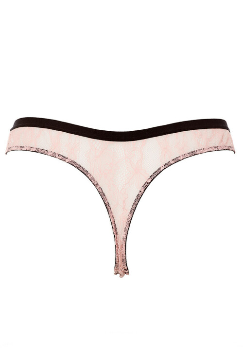 Piret Lace Thongs Pink 1