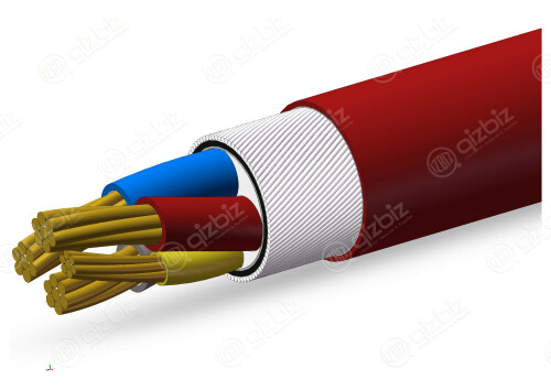 三大一小芯低压钢丝铠装力缆 D20230622B