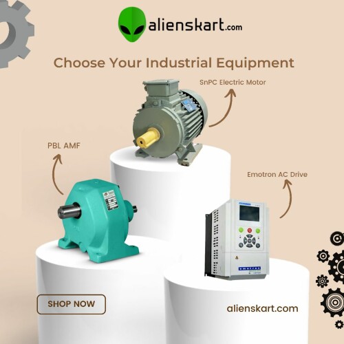 https://alienskart.com/

Alienskart.com is an online shopping site that enables you to explore different industrial & household electronics such as motors, ac drives, gearboxes, wires, leds, lubricants and many more. Our main brands consist of Havells, Hindustan, ABB, Castrol, Polycabs which are most trustful names in industries. Please visit us to get trustful and quality products. Thankyou for considering our site. 
For more queries: 8818081001