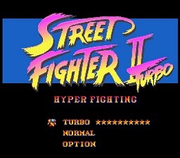 Street Fighter II Turbo 10 Stars Enabled Title_Screen