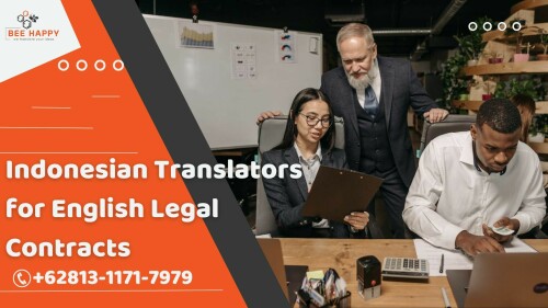 Indonesian Translators for English Legal Contracts

In today's global landscape, cross-lingual collaboration is more crucial than ever, especially in the realm of legal contracts. Are you in need of experienced translators proficient in both English and Indonesian to decipher crucial legal agreements? Look no further – we're here to assist!

Our team of translators possesses an in-depth understanding of legal terminology and language nuances, ensuring that every intricacy and detail in your contract won't go unnoticed. With meticulous care, we'll translate each clause and provision to remain accurate and compliant with all relevant legal requirements.

Feel free to reach out to us via WhatsApp at [+62813-1171-7979] for a complimentary consultation. We stand ready to help you ensure clear and precise communication in your legal contracts, overcoming any language barriers that may arise. Transform your complex legal contract translations into an effortless task with the aid of our professional translators. Contact us today!