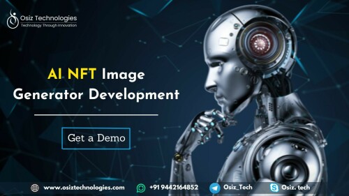 Osiz Technologies, a leading IT service provider, has entered the burgeoning field of AI Nft Image Generated Development. Harnessing cutting-edge artificial intelligence technology, the development focuses on producing one-of-a-kind digital works of art, ready to be tokenized on the blockchain. This groundbreaking project revolutionizes the NFT marketplace, allowing even non-artists to create and own unique digital art. Therefore, Osiz steps up in pioneering the intersection of AI, blockchain and art, creating a new realm of NFT creation and ownership.

Visit More>>
https://www.osiztechnologies.com/blog/ai-nft-image-generator-development
Get an Experts Consultation!
Call/Whatsapp: +91 9442164852
Telegram: Osiz_Tech
Skype: Osiz.tech