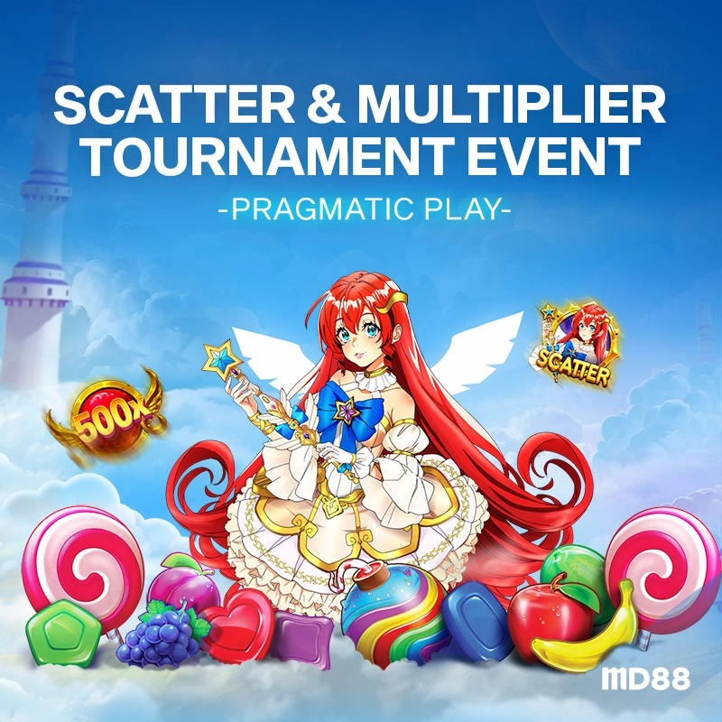 SCATTER AND MULTIPLIER EVENT##Play and win more with MD88!!