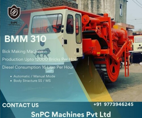 SNPC Machine pvt ltd is the only manufacturer of fully automatic mobile brick making machines in the world known as a factory of brick on wheels. There are 04 models in fully automatic mobile brick making machine as given-bmm160 fully automatic brick making machine, bmm310 fully automatic brick making machine, bmm400 fully automatic brick making machine, bmm404 fully automatic brick making machine. All the fully automatic brick making machines by the snpc machines India are the mobile or portable units, which given freedom to produce anywhere- anytime- any quantity.
For more queries please contact us: 8826423668
https://snpcmachines.com/