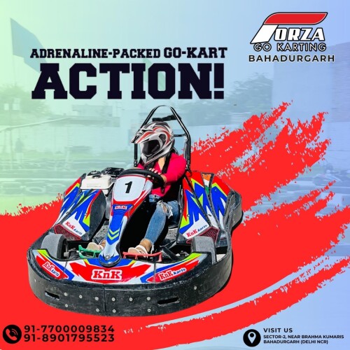 Best go karting Track in Delhi NCR, Forza go karting is first of its kind of track in Northern India with a lot of fun and thrill. It is a high speed car racing track that gives your high adrenaline experience. Whether 
are a fresher or an experienced kart race, you can enjoy this game with safety and professional training provided by Forza go karting. Those who are adventure lovers it is a perfect place for them to explore entertainment and adventure.
For more queries: 7700009834
https://forzagokarting.com/