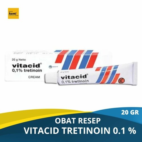 Vitacid Tretinoin Cream 0.1 