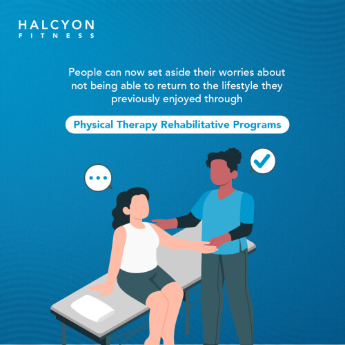 Ease your worries and book a consultation with Halcyon Fitness to help you restore your function and lifestyle through physical therapy and rehabilitative programs.
Like and follow Halcyon Fitness for more Fitness Reminder posts like this, or contact us now to book your appointment:

Globe: 0917 656 2363
Smart: 0919 436 3582

#halcyon #halcyonfitness #fitness #motivate #exercise #workout #pilates #PhysicalTherapy #StottPilates #RehabPilates #rehabilitativePilates #BackCare #FatLoss #FatLossProgram #HomeExercisePlan #SeniorsWorkOut #SportsConditioning #makati #metromanila #ncr