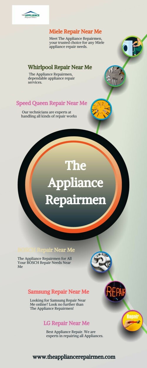 At The Appliance Repairmen, our mission is simple: to restore your home, one appliance at a time. We understand the frustration that comes with a malfunctioning appliance, and that's why we're here to help. Say goodbye to the hassle of broken appliances and say hello to a fully functioning home. Contact us today and let us work our magic! 
https://www.theappliancerepairmen.com