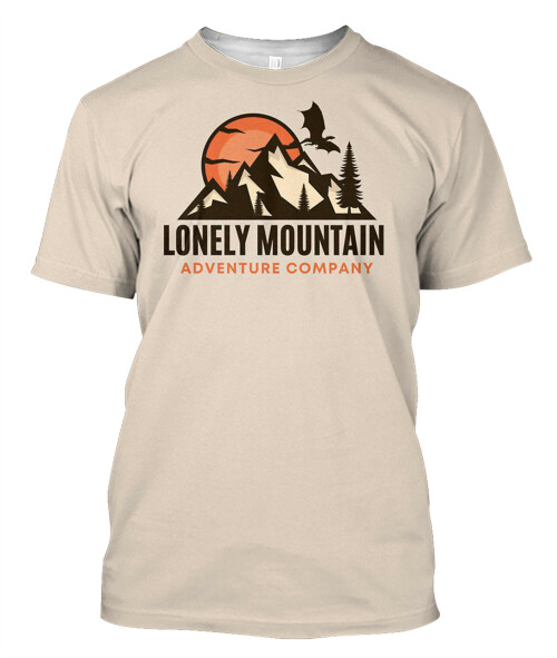 Lonely Mountain Adventure Company Fantasy Classic T Shirt copy