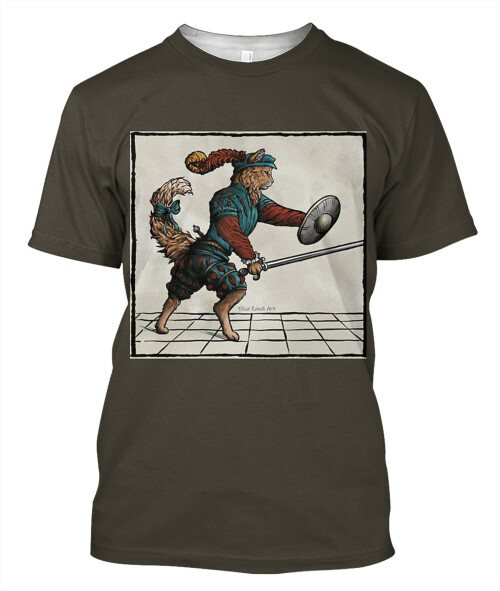 Maowrozzo Sword and Buckler Classic T Shirt copy