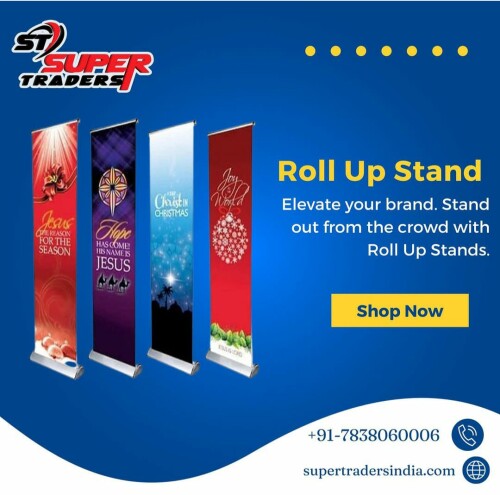 Elevate your brand. Stand out of the crowd with roll up stands available at Super Traders India, one of the best signage industry in Delhi, India. Different types of signage are  Exterior / Outdoor Signage, Promotional Signage, Directional / Wayfinding Signage, Informational signage, Branded signage and displays. All these types are available in differnet quality  and brands at Super Traders India in large varities and affordable prices. 

https://supertradersindia.com/

#supertradersIndia #rollupstands #signage #standyproducts #super #Delhi #signboard #lamination #marketingproducts