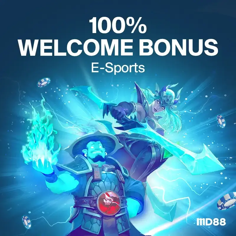 E-SPORTS WELCOME BONUS 100%##Another Big Chance To Support Your Favourite E-Sports Team With MD88!