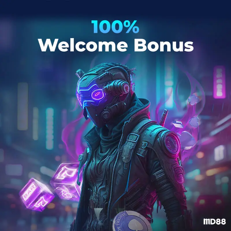 100% Slot Welcome Bonus ##Start your MD88 journey with up to AUD 388 extra bonus! Double up your first deposit!