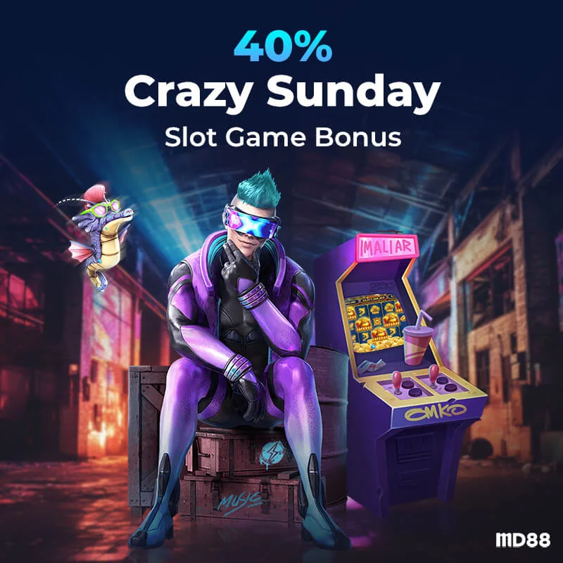 40% Crazy Sunday Bonus ##Here comes the Crazy Sunday Exclusive Slot 40% up to AUD 588!