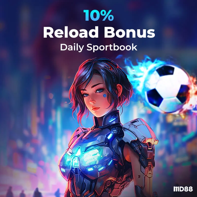 10% Daily Sport Reload Bonus ##Make a deposit and received extra 10% bonus on your favorite Sport games.
