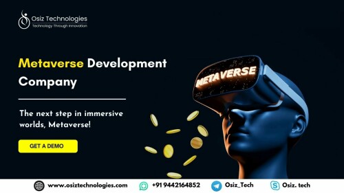 Dive into the Future with #Osiz Technologies! 🚀 As a premier #Metaverse Development Company in the USA, we're reshaping industries with innovative metaverse platforms and applications. From revolutionizing real estate to transforming gaming experiences, we're here to elevate your business to new dimensions. 

Explore the possibilities today >> https://www.osiztechnologies.com/metaverse-development-company

#MetaverseDevelopment #Innovation #TechTransformation #RealEstateTech #GamingIndustry #FutureofBusiness #OsizTechnologies #USA #Uk #India