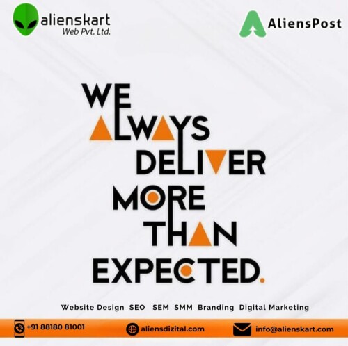 Web design is another area where Alienskart Web Pvt Ltd excels. Their AI-driven web design solutions focus on creating visually stunning, responsive, and conversion-focused websites that deliver exceptional user experiences across all devices. Whether you need a complete website overhaul or a redesign, their AI experts ensure your online presence is modern, engaging, and optimized for maximum impact.

https://aliensdizital.com/

#Alienskartweb #Aliensdizital #AIexperts #Artificialintelligence #digitalmarketingagency #businessbranding #webdesign #brandingdesign #bestdigitalmarketingagencyinIndia