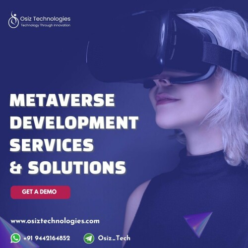 In the ever-changing technological landscape, the concept of the #metaverse has arisen as a transformative force. From #gaming enthusiasts to #healthcare professionals, the metaverse offers a plethora of opportunities for various industries. 

With our comprehensive metaverse development services, we help #businesses across diverse industries embrace the future of digital innovation and stay ahead of the curve in an increasingly virtual world.

Get in touch with #Osiz to enter into a new world beyond your dreams >> https://www.osiztechnologies.com/metaverse-development-company

Call/Whatsapp: +91 9442164852
Telegram: Osiz_Tech
Skype: Osiz.tech

#metaversesolutions #metaverseservices #digitalworld #virtualworlds #metaversebusiness #futurebusiness #ARVR #startups #entrepreneurs #Usa #Uk #India