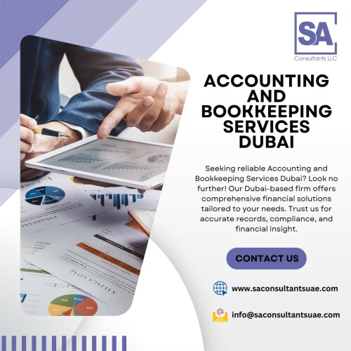 Seeking reliable Accounting and Bookkeeping Services Dubai? Look no further! Our Dubai-based firm offers comprehensive financial solutions tailored to your needs. Trust us for accurate records, compliance, and financial insight. 
Learn more: https://saconsultantsuae.com/accounting-and-bookkeeping-services-in-dubai/