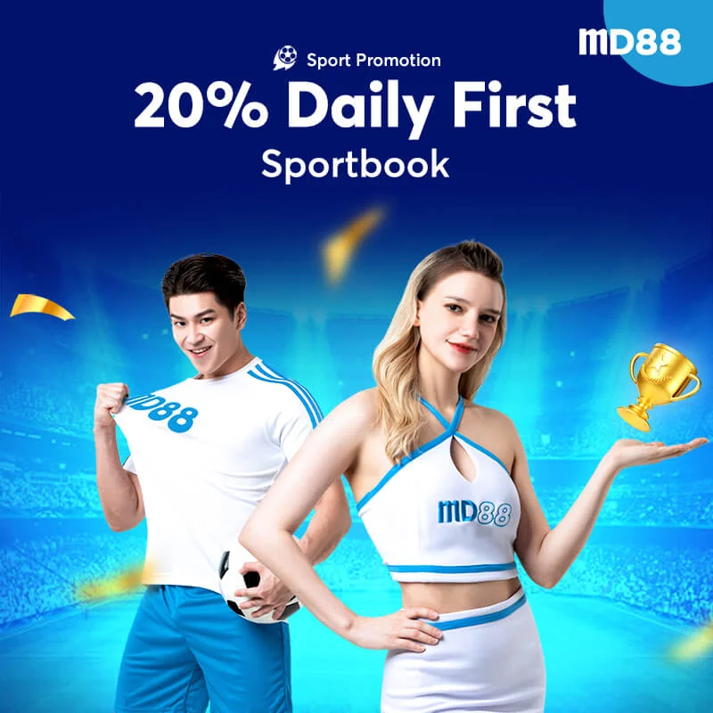 20% Sportbook Daily First Bonus ##Get a 20% Bonus on Your Daily First Soccer Bet! Boost your confidence to score the goal!