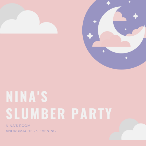 Pink and Purple Slumber Party Invitation