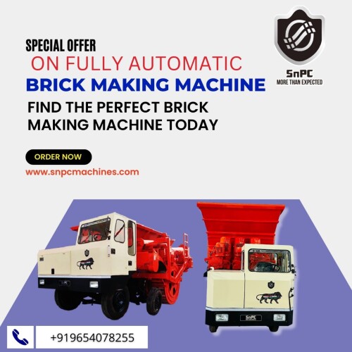 Say good bye to hand made bricks. Just buy and produce clay bricks with SnPC mobile brick making machine, BMM410 fully automatic and mobile brick making machine with best features and affordable prices in Kharkhuda, Haryana. There are 4 main types of Snpc brick making machines are BMM410, BMM310, BMM160 and SBM180 produce bricks according to their capacities and fuel consumption. 

https://snpcmachines.com/
or
https://instagram.com/snpc_machines
#SnPC machine #BMM410 #BMM400 #innovation in brick making