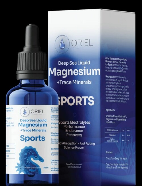 Oriel Liquid magnesium for sports