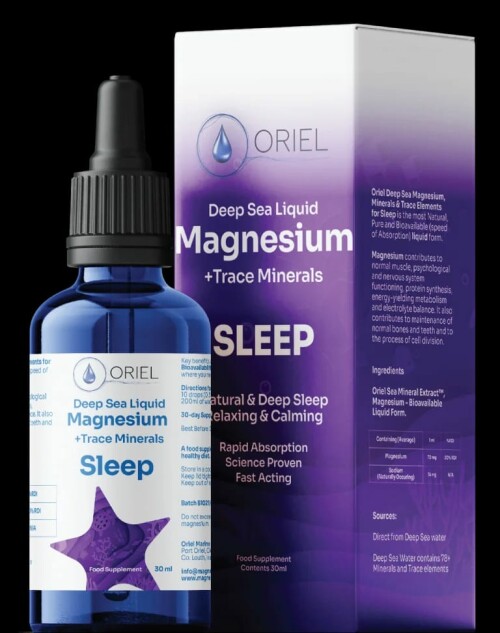 Oriel Magnesium Mineral Drops For Better Sleep - Magnesium Store