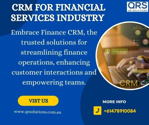 CRM for financial services industry