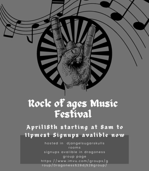 Grey Minimalist Rock Music Festival Poster (2)