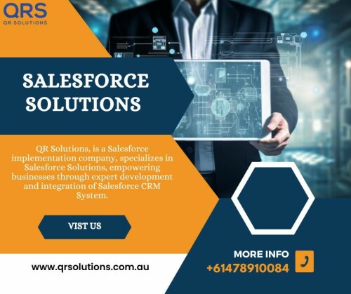 Salesforce Solutions in Australia Salesforce Solutions QR Solutions