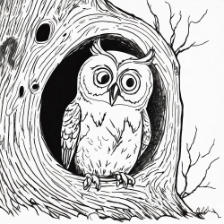 Firefly-an-owl-inside-a-tree-hollow-thinking-camera-perspective-from-the-back-29086.jpeg