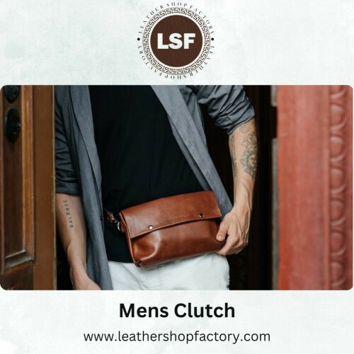 Visit More - https://leathershopfactory.com/collections/leather-clutch-for-men