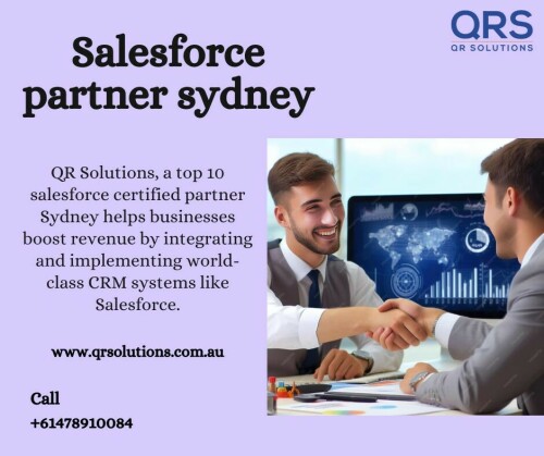 Salesforce partner sydney Salesforce certified partner QR Solutions