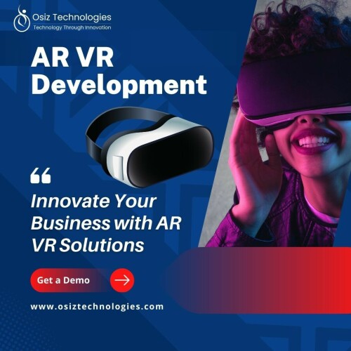 AR and VR development in the business realm has seen significant growth in recent years. These technologies can be used for virtual product demonstrations, employee training, virtual meetings, and conferences, and enhanced customer engagement. They can also help businesses showcase their products and services more engagingly and memorably. 

By investing in AR and VR development, businesses can stay ahead of the curve and provide unique and innovative experiences for their target audience >> https://www.osiztechnologies.com/ar-vr-development-company

#ARVRSolutions #ARVRInnovation #ARVRForBusiness #ARVRApplications #ARVRDevelopment #ARVRBusinessSolutions #ARVRConsulting #Usa #Uk #India