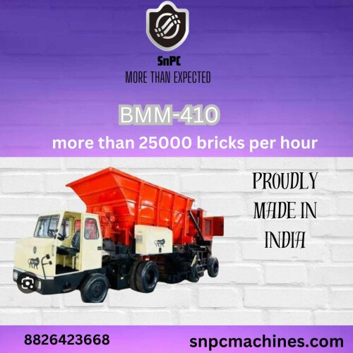 BMM410
BMM410 is a fully automatic red clay brick making machine by Snpc companies which has greatly revolutionize brick production due to its high speed and less raw material requirement. It can produce 24000 brick/hr with a reduction of 45%cost and natural resources like water, it requires only one-third of water for brick making as required during manual production. This machines requires a fuel consumption of 16-18 liters/hour for its working. Raw material needed for its working can be mud, clay or mixture of clay and fly ash. This machine is widely used by itta Bhatta, brick making factories or brick kiln and clay brick manufacturers around the globe.
https://snpcmachines.com/brick-machines/bmm400
#Snpcmachine #singlediemachine #doublediemachine #claybrickmachine