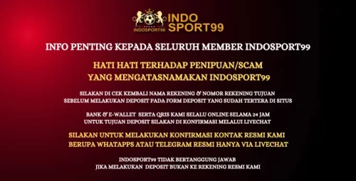 info penting indosport99