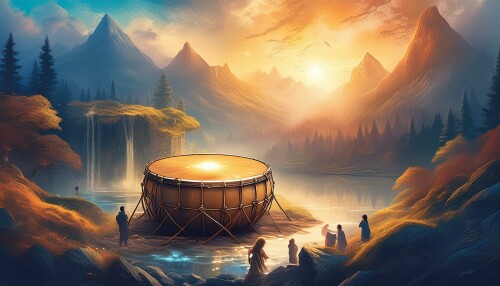 Firefly drum medicine spiritual adventure ancestral realm 57229