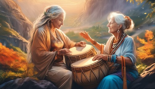 Firefly drum medicine spiritual adventure elder women 14802