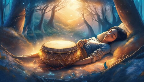 Firefly drum medicine spiritual adventure sleeping 57229