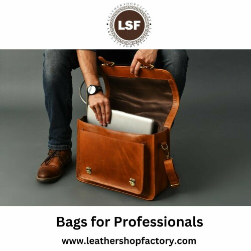 Looking for the perfect accessory to elevate your professional attire? Look no further than our Leather Shop Factory! Our range of leather bags for professionals is designed to meet your every need, from spacious totes to sleek briefcases.

Visit more -  https://leathershopfactory.com/collections/laptop-bags