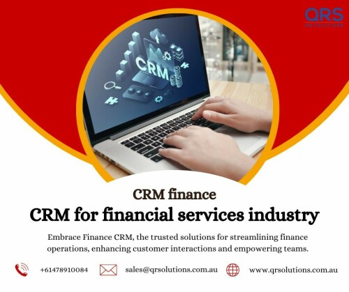 CRM finance CRM for financial services industry