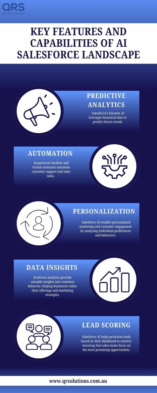 Key Features and Capabilities of AI Salesforce Landscape Infographics