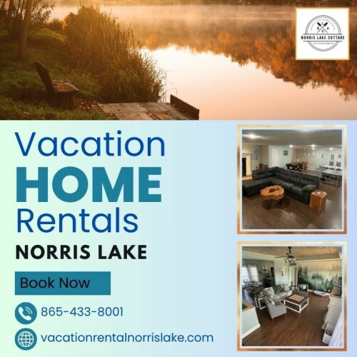 Vacation home rentals at Norris Lake offer a homier feel than hotels. Enjoy a kitchen for meal preparation, a living room to relax and unwind, and multiple bedrooms for privacy. At Norris Lake Comfy Cottage, we make your family vacation more relaxing and enjoyable. Visit our website and book your stay today