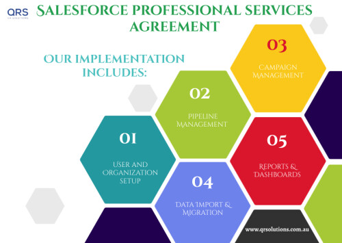 Salesforce professional services agreement QR Solutions Infographics
