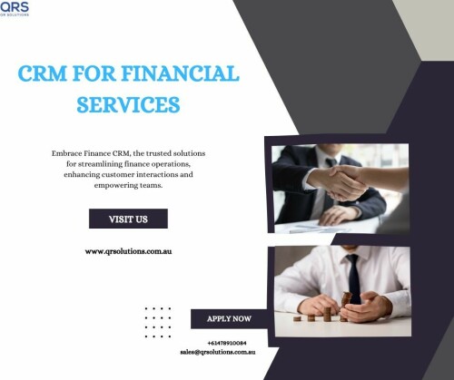 CRM FOR FINANCIAL SERVICES