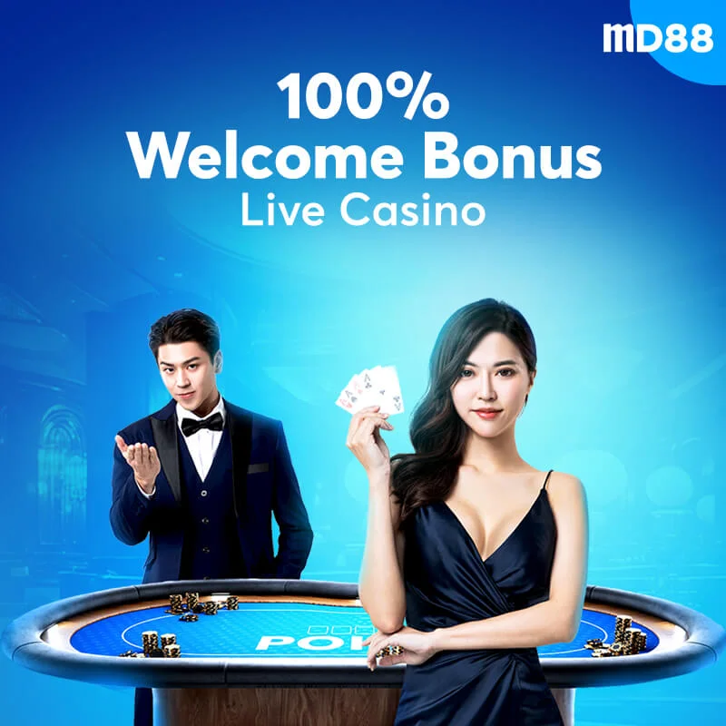100% Live Casino Welcome Bonus ##Want to play live game? Join us now and get double up bonus!