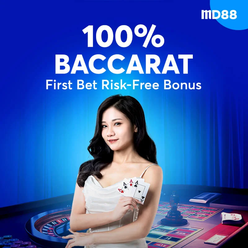 100% Baccarat First Bet Risk-Free Bonus ##Sat goodbye to risky baccarat! Enjoy the ease of zero-risk baccarat with our 100% baccarat bonus now!