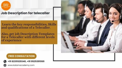 Key skills for a telecaller position include excellent communication abilities, persuasion techniques, customer service orientation, active listening, time management, adaptability, confidence, resilience, and basic computer proficiency.
https://www.kalamacademy.org/job-in-ranchi-latest-job-openings-in-ranchi-2023/
