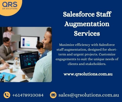 Salesforce Staff Augmentation Services IT Staff Augmentation QR Solutions